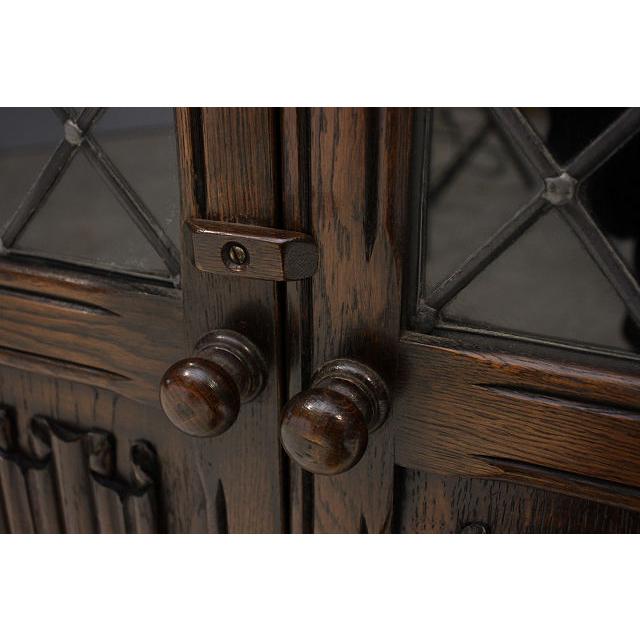 ca-14 1970年代イギリス製ヴィンテージ オーク コーナー