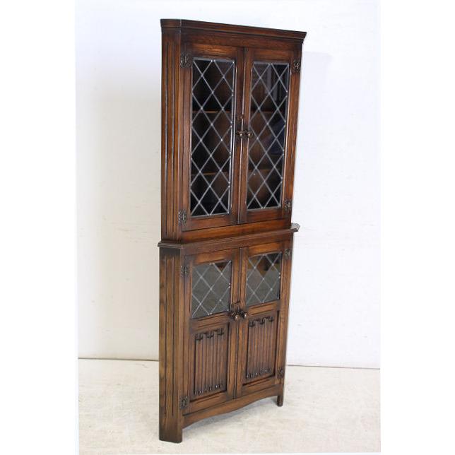 ca-14 1970年代イギリス製ヴィンテージ オーク コーナー