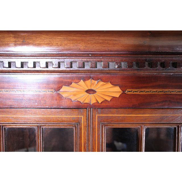 ca-2　1940年代 イギリス製 アンティーク　マホガニー　エドワーディアンスタイル　テーブル付き　コーナーキャビネット |  | 10