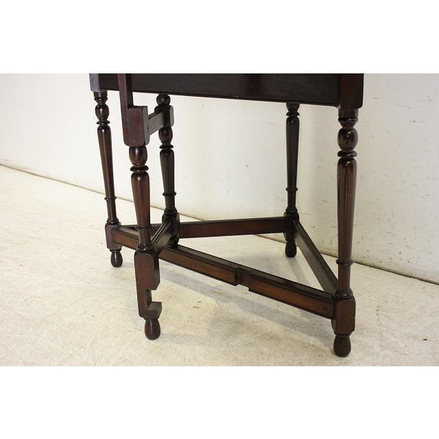 ca-2　1940年代 イギリス製 アンティーク　マホガニー　エドワーディアンスタイル　テーブル付き　コーナーキャビネット |  | 16