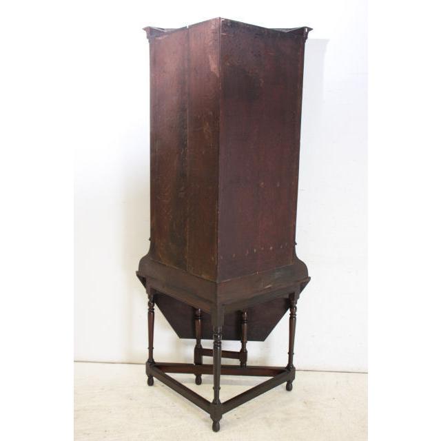 ca-2　1940年代 イギリス製 アンティーク　マホガニー　エドワーディアンスタイル　テーブル付き　コーナーキャビネット |  | 20