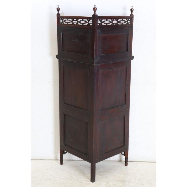 ca-3　1890年代イギリス製アンティーク　ビクトリアン　マホガニー　エンパイヤ　ミラーバックコーナーキャビネット |  | 20