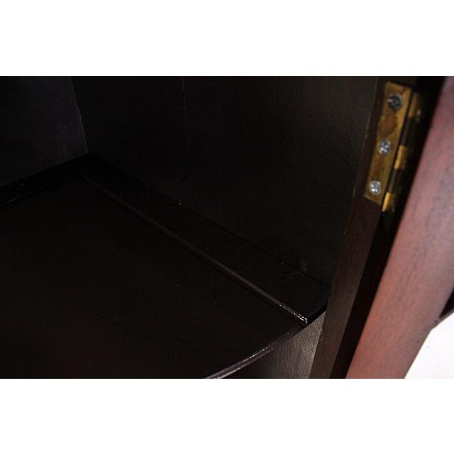 ca-4　1960年代イギリス製ビンテージ　マホガニー　ロングトール　コーナーキャビネット　コーナーカップボード　飾り棚 |  | 18