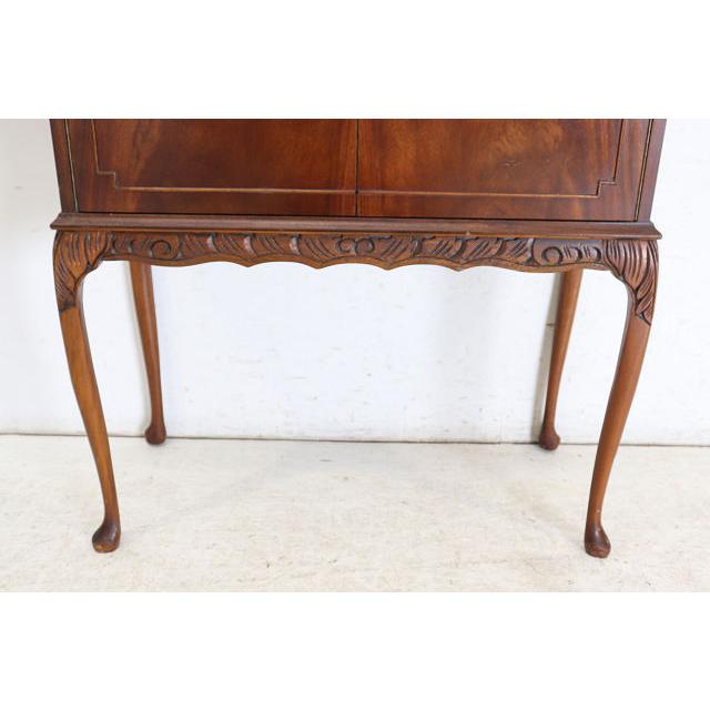 cb-10　1960年代イギリス製ビンテージ　ウォルナット　ビクトリアンスタイル　カクテルキャビネット　カップボード　食器棚　収納家具 |  | 10