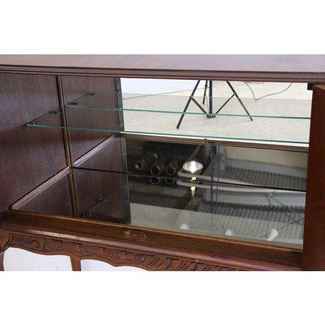 cb-10　1960年代イギリス製ビンテージ　ウォルナット　ビクトリアンスタイル　カクテルキャビネット　カップボード　食器棚　収納家具 |  | 12