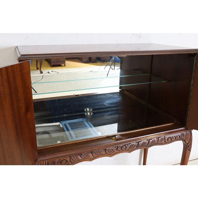 cb-10　1960年代イギリス製ビンテージ　ウォルナット　ビクトリアンスタイル　カクテルキャビネット　カップボード　食器棚　収納家具 |  | 13