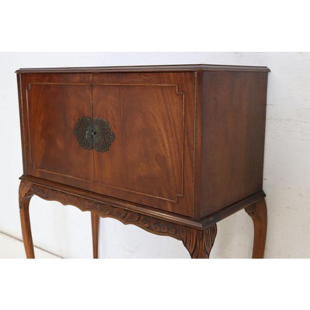 cb-10　1960年代イギリス製ビンテージ　ウォルナット　ビクトリアンスタイル　カクテルキャビネット　カップボード　食器棚　収納家具 |  | 14