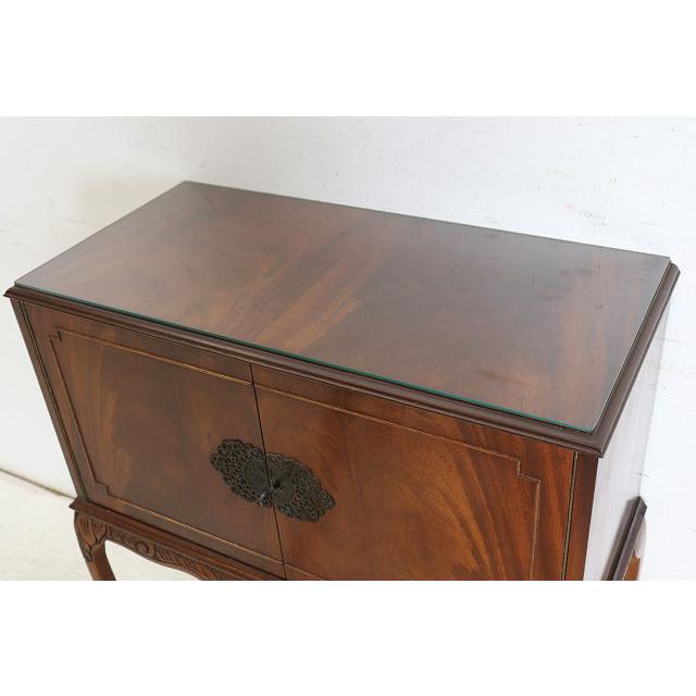 cb-10　1960年代イギリス製ビンテージ　ウォルナット　ビクトリアンスタイル　カクテルキャビネット　カップボード　食器棚　収納家具 |  | 07