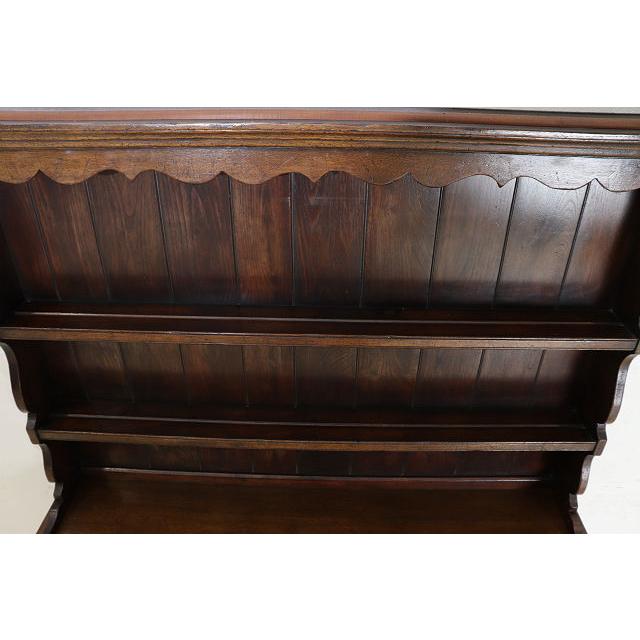 cb-12　1960年代イギリス製ビンテージ オーク 大型 ラージ オープンカップボード キッチンボード 食器棚 ディスプレイ台ビンテージ 店舗什器 送料無料 |  | 12