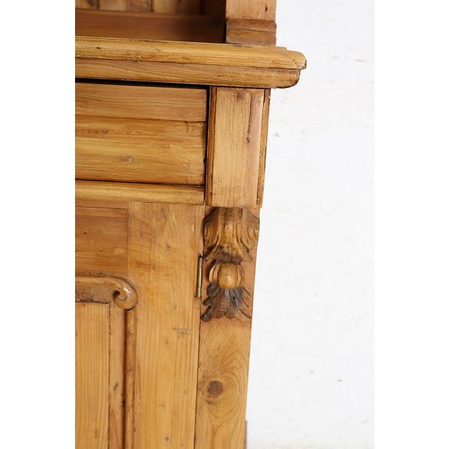 cb-16　1960年代イギリス製ビンテージ オーク オールドパイン アンティークパイン オープンカップボード キッチンボード 食器棚 大型 送料無料 |  | 14