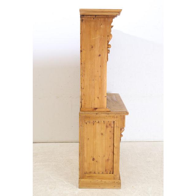 cb-16　1960年代イギリス製ビンテージ オーク オールドパイン アンティークパイン オープンカップボード キッチンボード 食器棚 大型 送料無料 |  | 19