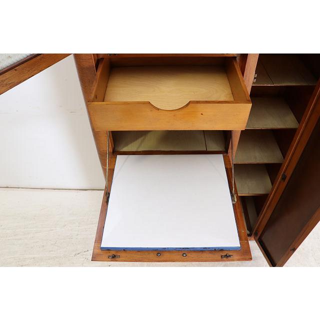 cb-1　1960年代イギリス製ビンテージ　オーク　アールデコ　キッチンカップボード　食器棚 |  | 12