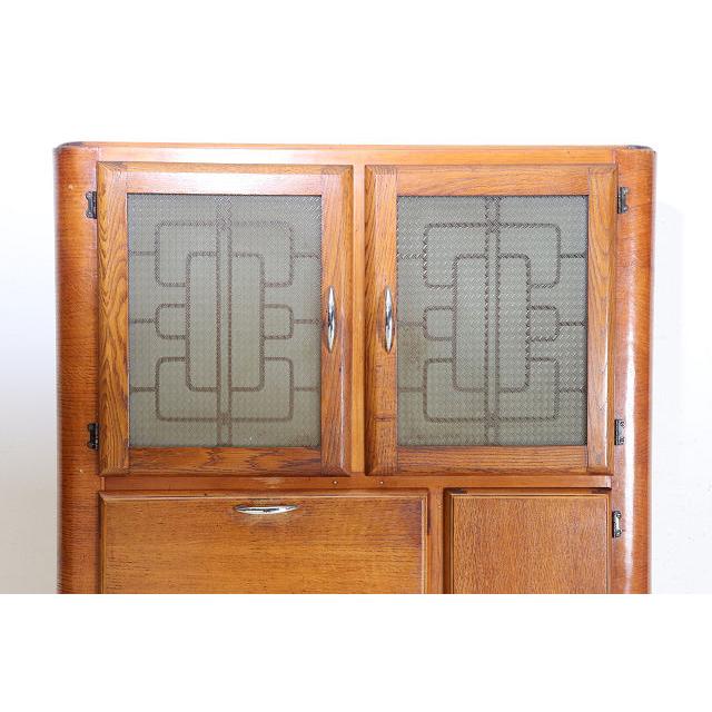 cb-1 1960年代イギリス製ビンテージ オーク アールデコ キッチン