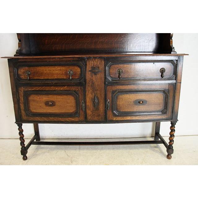 アンティーク　カップボード 食器棚　収納　家具 ブラウン |  | 04