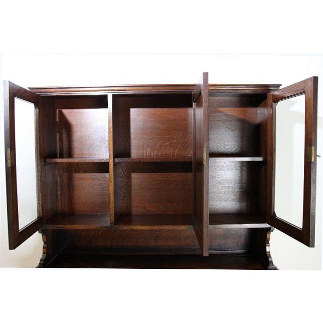 アンティーク　カップボード 食器棚　収納　家具 ブラウン |  | 05