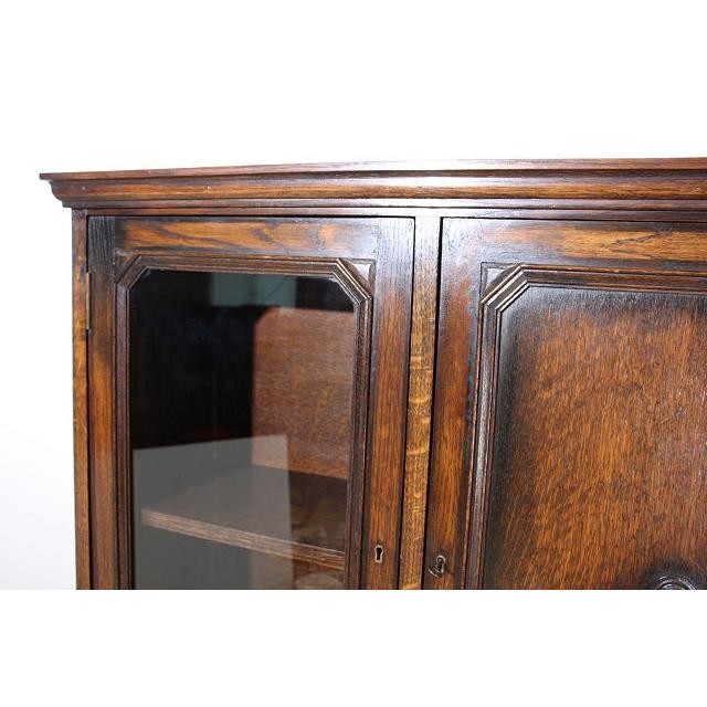 アンティーク　カップボード 食器棚　収納　家具 ブラウン |  | 08