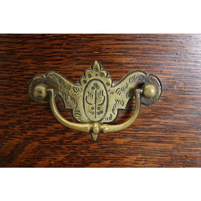 cb-4　1930年代イギリス製アンティーク ビクトリアンスタイル オーク カーブド コートカップボード 彫刻 食器棚 送料無料 |  | 15