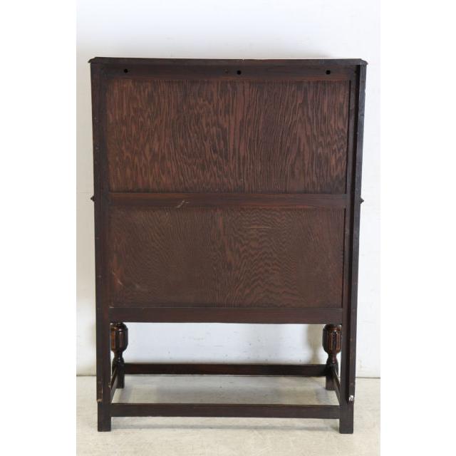 cb-4　1930年代イギリス製アンティーク ビクトリアンスタイル オーク カーブド コートカップボード 彫刻 食器棚 送料無料 |  | 20