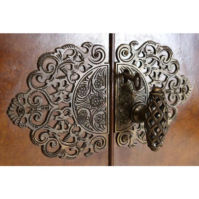 cb-5　1960年代イギリス製ヴィンテージ　ウォルナット　ビクトリアンスタイル　カクテルキャビネット　カップボード　食器棚　収納家具 |  | 14