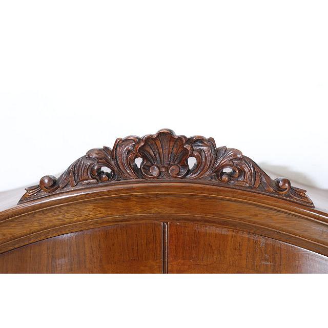 cb-5　1960年代イギリス製ヴィンテージ　ウォルナット　ビクトリアンスタイル　カクテルキャビネット　カップボード　食器棚　収納家具 |  | 07