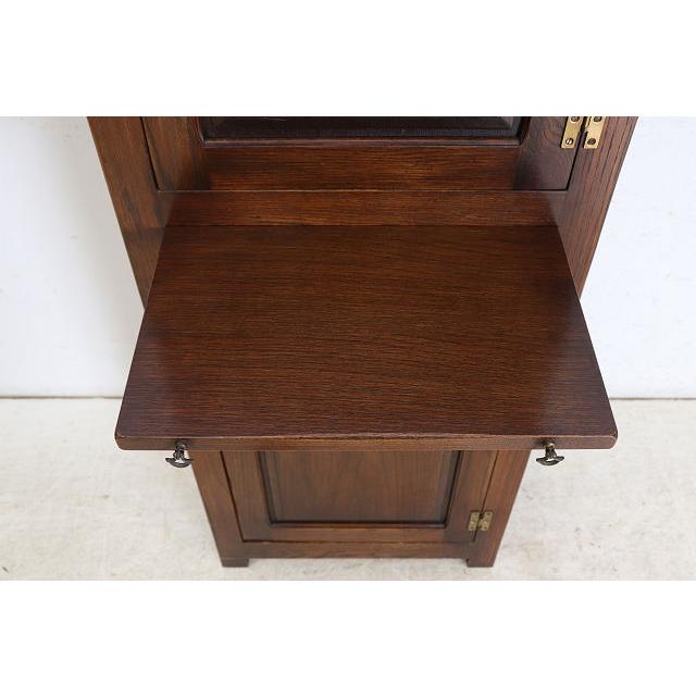 cb-8　1940年代イギリス製アンティーク　オーク　2ドア　キッチンカップボード　食器棚 |  | 10