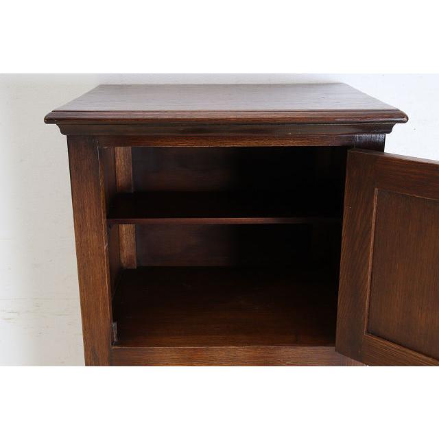 cb-8　1940年代イギリス製アンティーク　オーク　2ドア　キッチンカップボード　食器棚 |  | 15