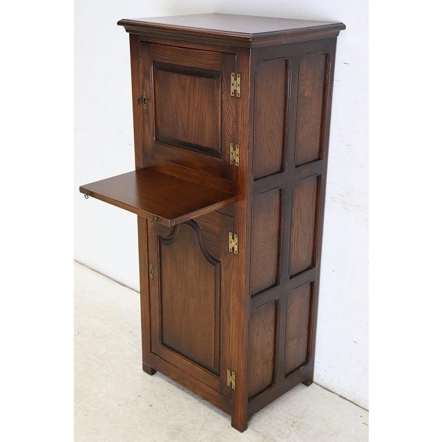 cb-8　1940年代イギリス製アンティーク　オーク　2ドア　キッチンカップボード　食器棚 |  | 05