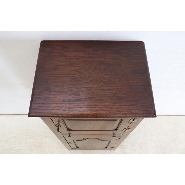 cb-8　1940年代イギリス製アンティーク　オーク　2ドア　キッチンカップボード　食器棚 |  | 07