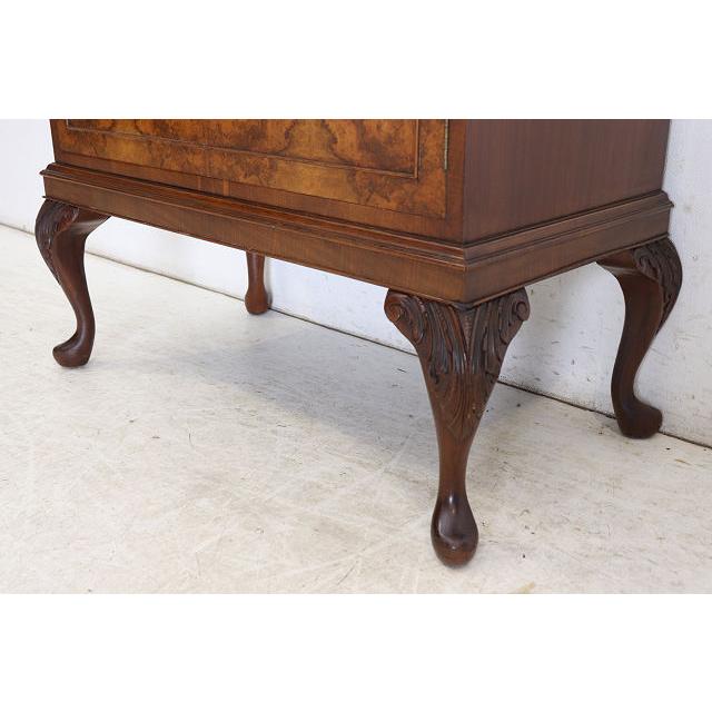 cb-9　1960年代イギリス製ヴィンテージ　ウォルナット　ビクトリアンスタイル　カクテルキャビネット　カップボード　食器棚　収納家具 |  | 16