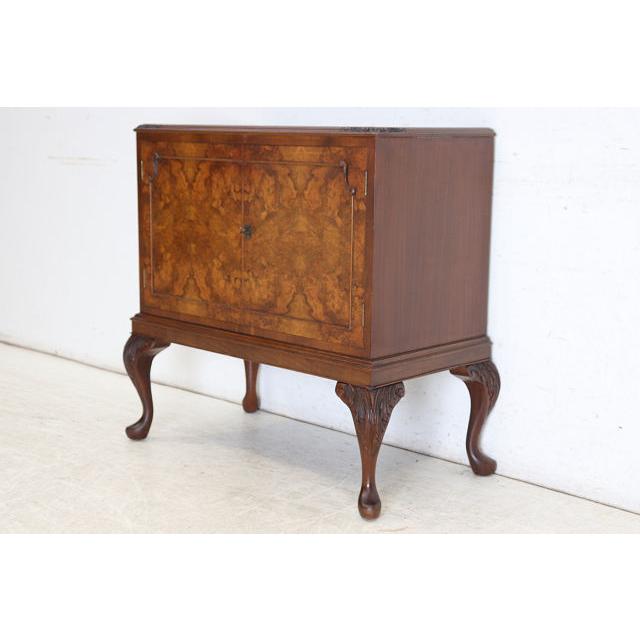 cb-9　1960年代イギリス製ヴィンテージ　ウォルナット　ビクトリアンスタイル　カクテルキャビネット　カップボード　食器棚　収納家具 |  | 06