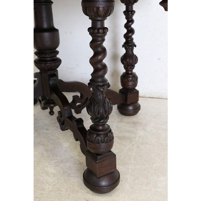 cd-22　1880年代イギリス製アンティーク ビクトリアン オーク サイドテーブル 彫刻された オケージョナルテーブル ホールテーブル 送料無料 |  | 15