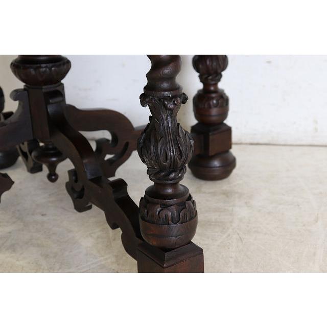 cd-22　1880年代イギリス製アンティーク ビクトリアン オーク サイドテーブル 彫刻された オケージョナルテーブル ホールテーブル 送料無料 |  | 16