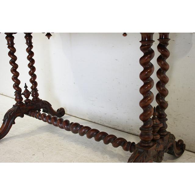 cd-3　1880年代イギリス製アンティーク　ビクトリアン　ウォルナット　サイドテーブル　センターテーブル |  | 13