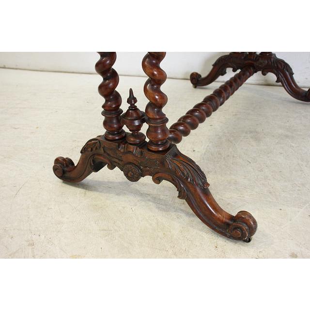 cd-3　1880年代イギリス製アンティーク　ビクトリアン　ウォルナット　サイドテーブル　センターテーブル |  | 16