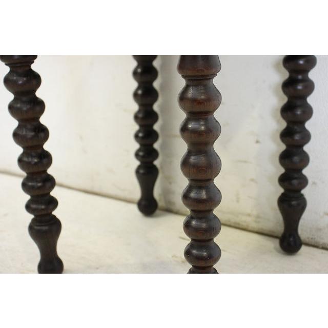 cd-5　1930年代イギリス製アンティーク　オーク　カーブド　彫刻　サイドテーブル　チャーチテーブル |  | 12