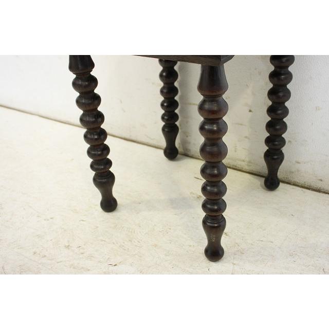 cd-5　1930年代イギリス製アンティーク　オーク　カーブド　彫刻　サイドテーブル　チャーチテーブル |  | 13