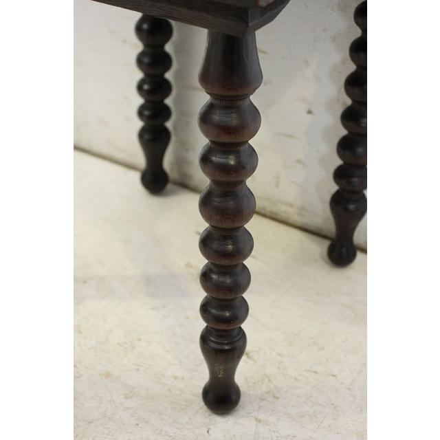 cd-5　1930年代イギリス製アンティーク　オーク　カーブド　彫刻　サイドテーブル　チャーチテーブル |  | 14