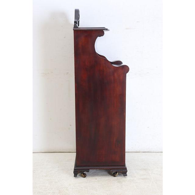 ce-11　1890年代 イギリス製 アンティーク　ビクトリアン　マホガニー　ミラーバック　ミュージックキャビネット　楽譜入れ |  | 19