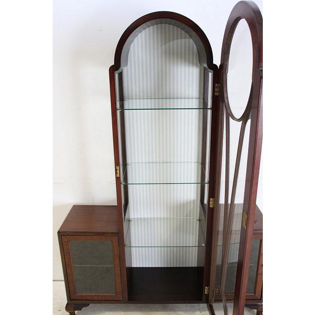 ce-19　1930年代 イギリス製 アンティーク　マホガニー　アールデコ　ディスプレイ　キャビネット |  | 12