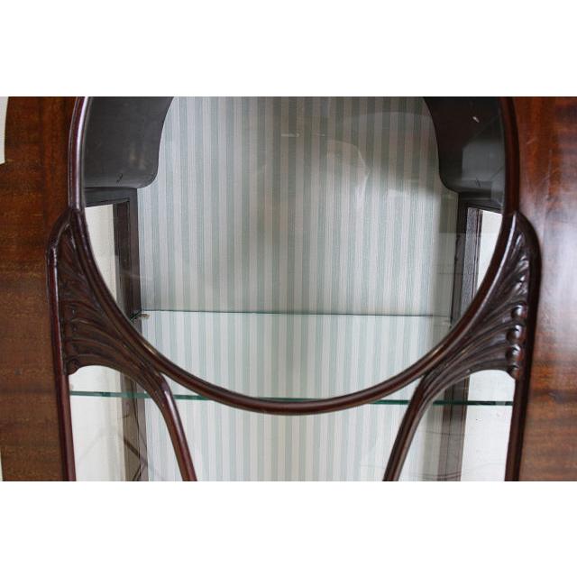 ce-19　1930年代 イギリス製 アンティーク　マホガニー　アールデコ　ディスプレイ　キャビネット |  | 09