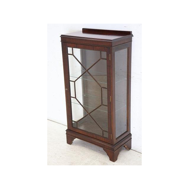 イギリス アンティーク ガラス ケース ディスプレイ 陳列棚 開閉式