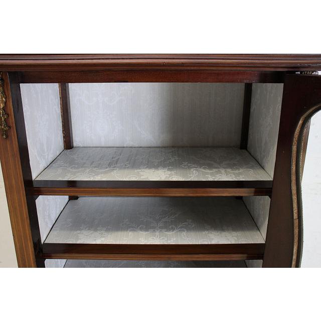 ce-31　1890年代 イギリス製 アンティーク　ヴィクトリアン　マホガニー　ルイ15世スタイル　インレイド　ミュージックキャビネット |  | 13