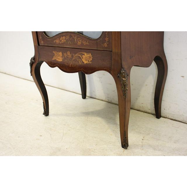 ce-31　1890年代 イギリス製 アンティーク　ヴィクトリアン　マホガニー　ルイ15世スタイル　インレイド　ミュージックキャビネット |  | 16