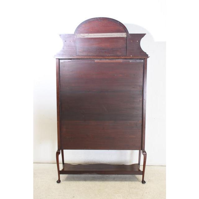 ce-33　1900年代 イギリス製 アンティーク　エドワーディアン　マホガニー　インレイド　ミラーバック　ディスプレイ　キャビネット |  | 20