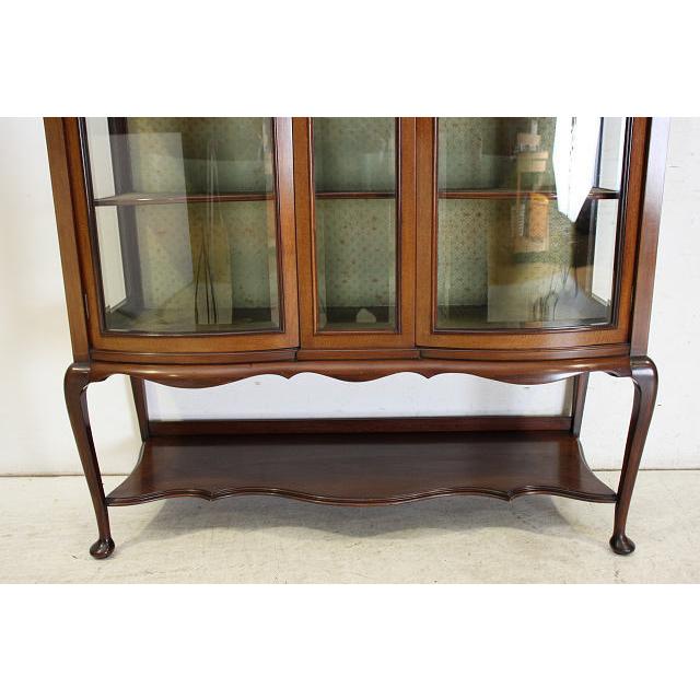 ce-33　1900年代 イギリス製 アンティーク　エドワーディアン　マホガニー　インレイド　ミラーバック　ディスプレイ　キャビネット |  | 07