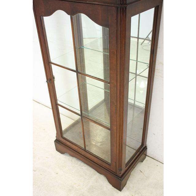 ce-3　1970年代 イギリス製 ヴィンテージ　CAMEO社製　ウォルナット　ミラーバック　スモール　ガラスキャビネット　飾り棚 |  | 12