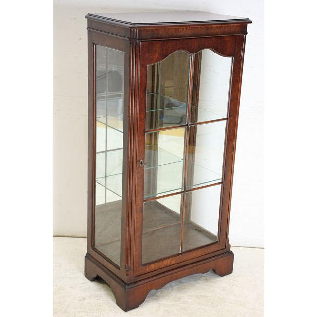 ce-3　1970年代 イギリス製 ヴィンテージ　CAMEO社製　ウォルナット　ミラーバック　スモール　ガラスキャビネット　飾り棚 |  | 17