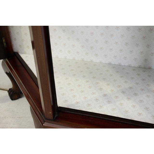 ヴィンテージ 1950s イギリス製 英国 オーク ガラスキャビネット 仕上済