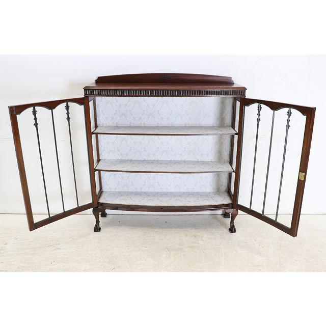 ce-46 1930年代イギリス製アンティーク オーク ボウフロント