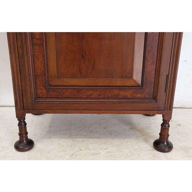 ce-48　1890年代イギリス製アンティーク ビクトリアン ウォルナット ミラーバック ミュージックキャビネット 楽譜入れ スコア 譜面収納 送料無料 |  | 08